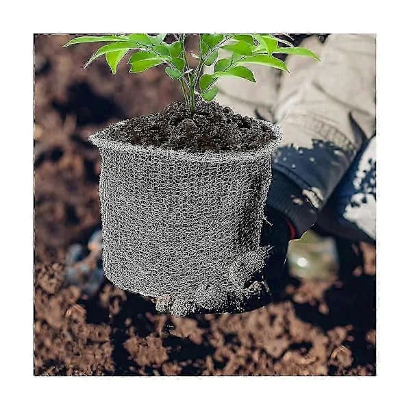 6 stk. Tætte net plantebeskyttere 5 gallon trådkurv rustfrit stål genanvendelig have holdbar