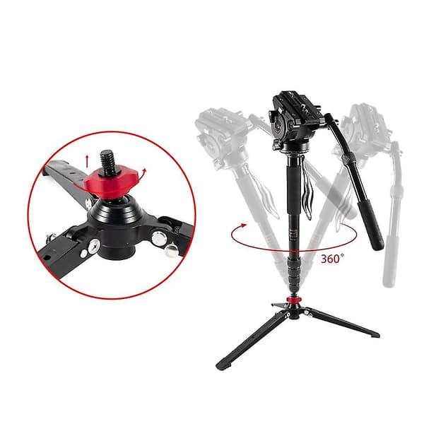Portable Desktop Stand, Mini Handheld Extendable Camera Video Recording in Alloy