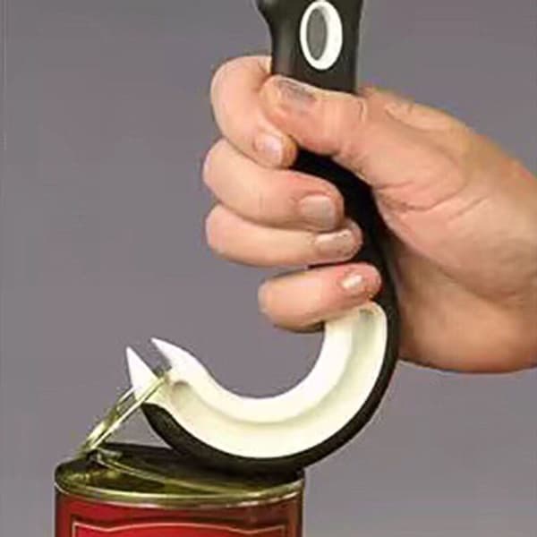 Manual Non-slip Ring Hook Jar Opener, Compatible with Kitchen Utensils for Lid Opening