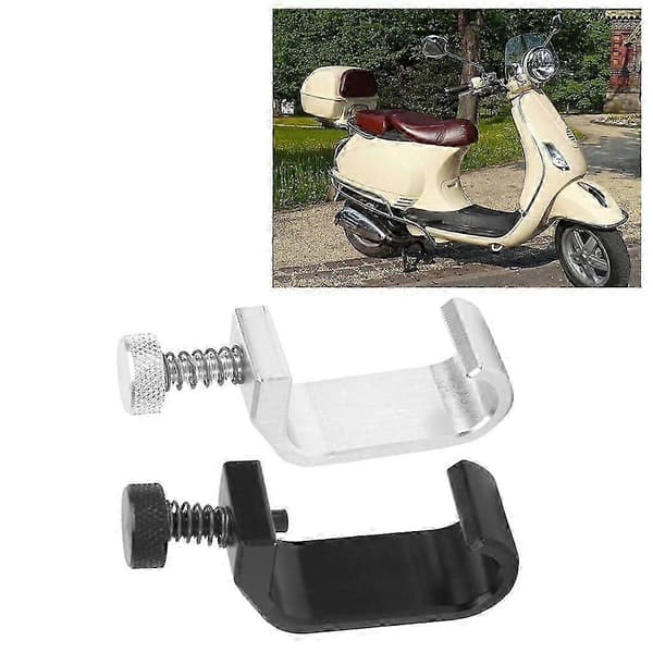 High-Hardness Luggage Rack with Fixed Buckle and Clamp Mount Compatible with GTS LX LXV Silver Hopea
