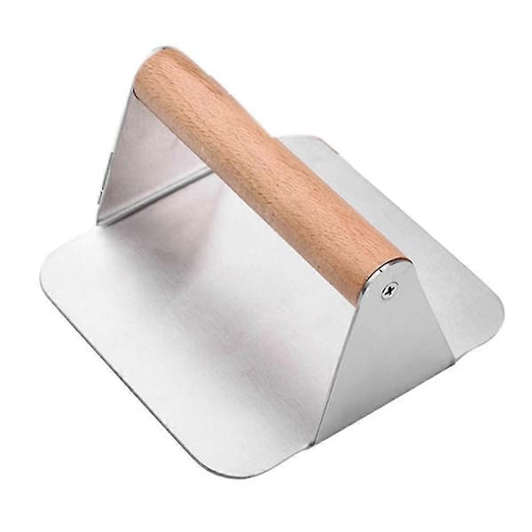 DB Press i rostfritt stål med handtag för matlagning på platt grill, grilltillbehör, c