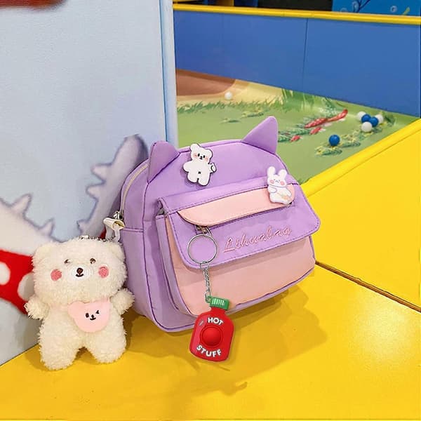 8 stk Mini Pop it Nøgleringe, Mini Mad & Drik Fidget Sensorisk Push Legetøj, Fidget Stressaflastende Nøglering Gave til Børn