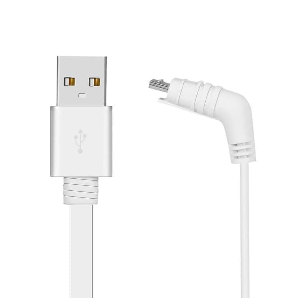 6m/20ft ladekabel passer til Arlo Pro, Arlo 2, Arlo Go Værtett innendørs/utendørs flat kabel aluminiumslegering Micro USB-kabel lading/strøm