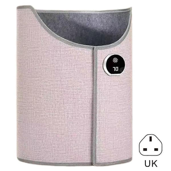 Under-desk leg warmer for office, silent operation, energy-efficient solution for chilly evenings pink-FA- pink UK plug pink UK plug
