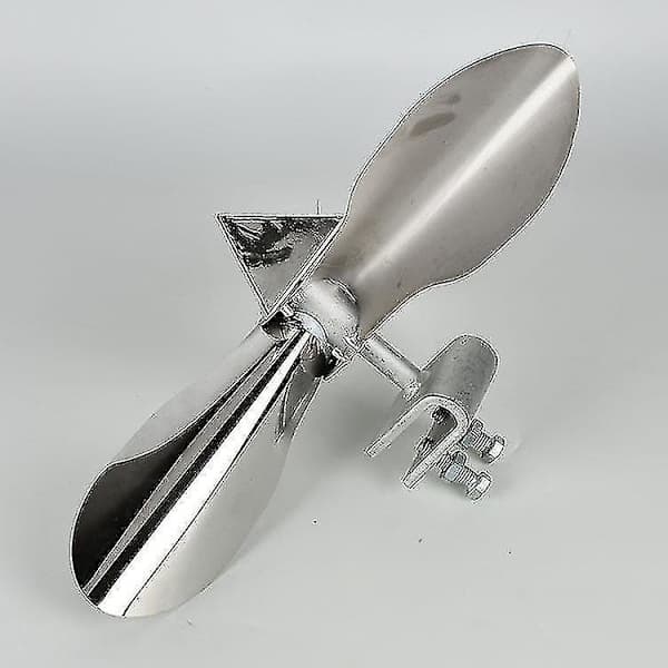 Stainless Steel Bird Scarer - Wind-Powered Bird Repellent for Home