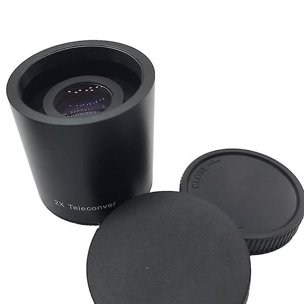 2x Teleconverter Lens Metal Teleconverter Magnifying Lens For