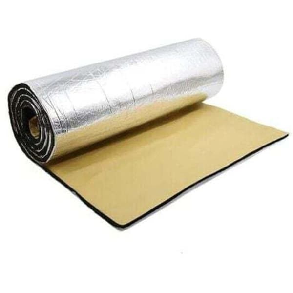 Akustisk isolasjonsmatte for biler, 10 mm lydisolerende skum, vanntett lydisolering og lyddemping 50x200cm