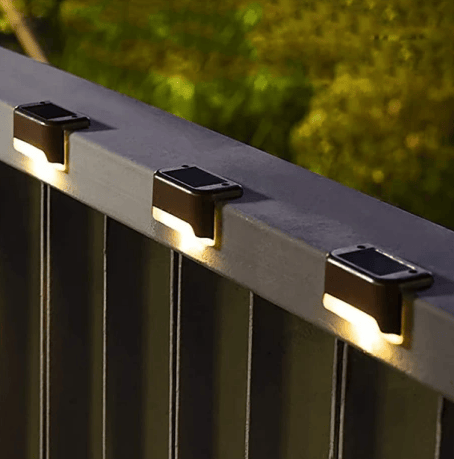 16-pakning Solcellelamper for Utendørs Bruk, Vanntette LED-Solcellelamper for Trapper, Gjerder, Hager, Terrasser og Gangveier