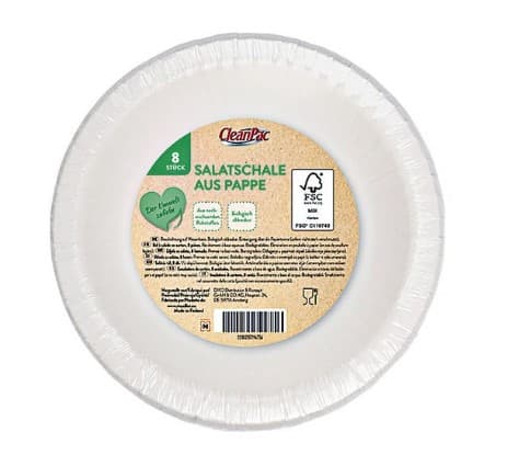 RenMat/ Paper bowl for salad/ 8-pack 0.2