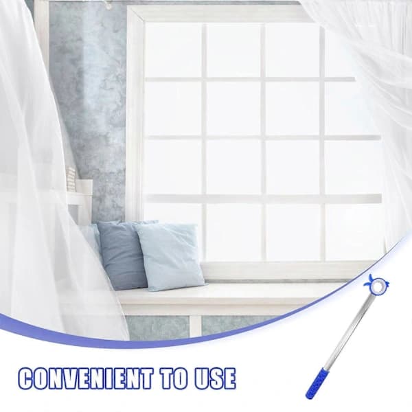 Window Rod Window Opening and Closing Tool Cordless Blind Puller for Bay and Sliding Windows Remote Window Opening Tool