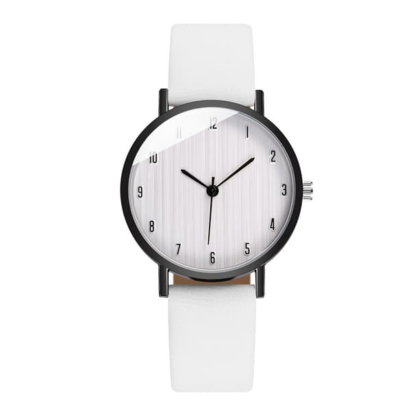 ##/Quartz damklockor konstläder analog klocka kvarts vattentäta klockor##/