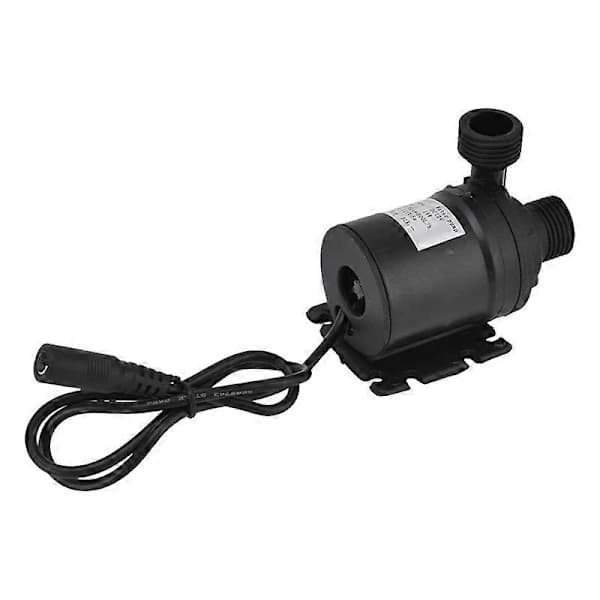 50W Solvandfontænepumpesæt 800L/H DC 12V Lav Støj ABS til Havnedam Pool Akvarium Sort