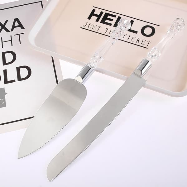 Bryllupsminde kniv- og gaffelsæt i rustfrit stål 103 No Box 430 Steel