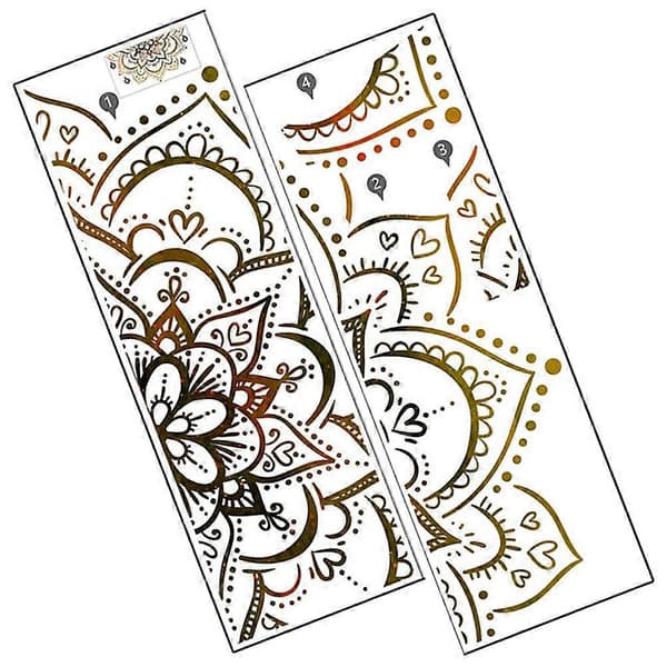 1 set mandala stickers self-adhesive wall decals room wall stickers kitchen mandala wall decorations