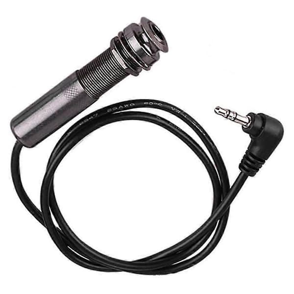 Gitarropptakerkabel Piezo Kabel Endepinne Jack Gitaradapter Stereoinstrumentkabel