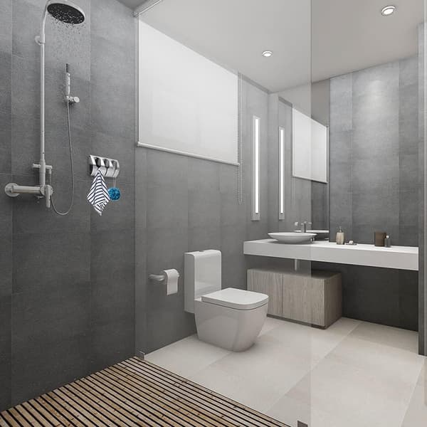 Self-adhesive towel holder, 3 stainless steel hooks, wall-mounted towel rack without drilling, towel bar for bathroom