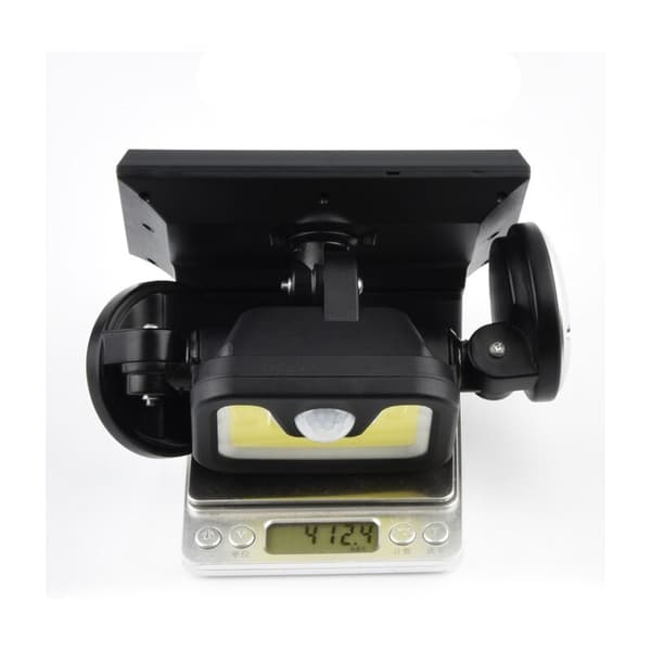 Solar Lamp Three Heads LED Solar Wall Light Outdoor Waterproof Rotating Wall Light Human Body Induction Garden Light (83 COB)
