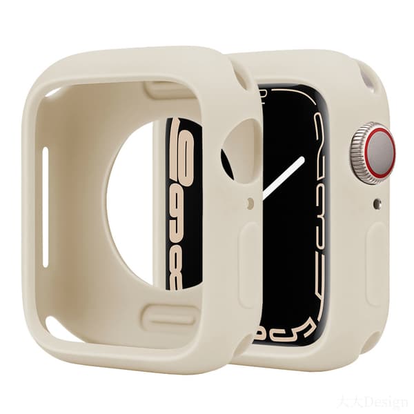 Skyddsfodral för Apple Watch Series 10 42mm (Starlight)