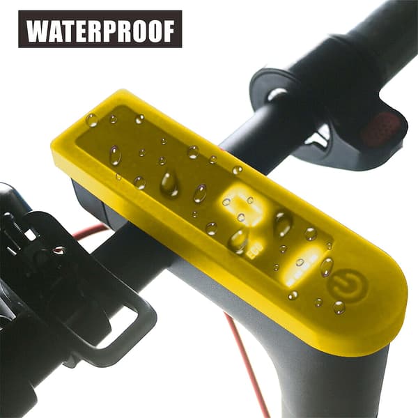 (Yellow) Replacement for Xiaomi M365 Pro Waterproof Protective Cover Display Silicone Cover Control Panel Dustproof Waterproof Accessory