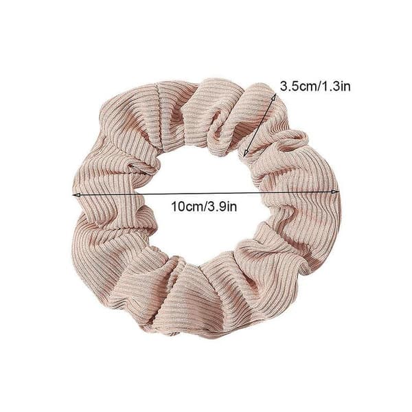 Hårbånd Scrunchies til kvinder og piger, søde hårbånd til tykt krøllet hår, ingen folder, hårtilbehør, bløde reb, hestehale