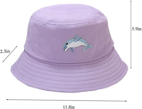 Dame bøllehat, velegnet til solbeskyttelse, 56-58 cm (22,0 \"-22,8 \") Lilla Purple