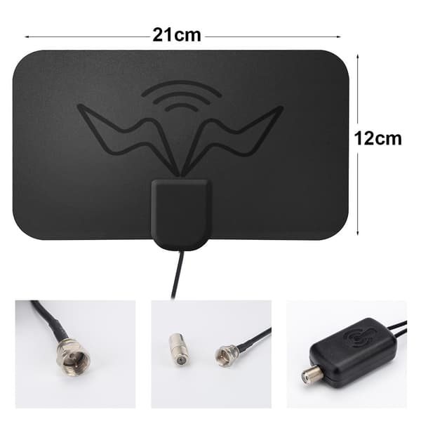 Innendørs Digital Antenne HD 4K 1080P Ultra-Klar Dvb-T Tvbox