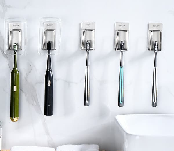 304 Stainless Steel Toothbrush Cup, Toothbrush Holder, Washable