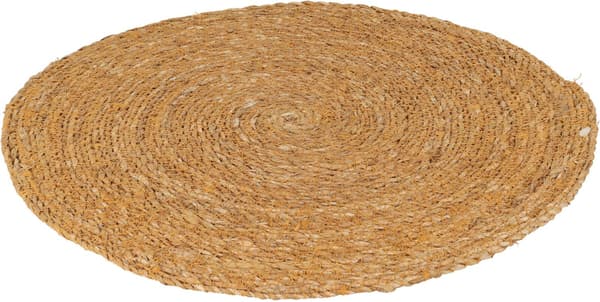 Coaster Round Natural Seagrass 37 cm Natur beige