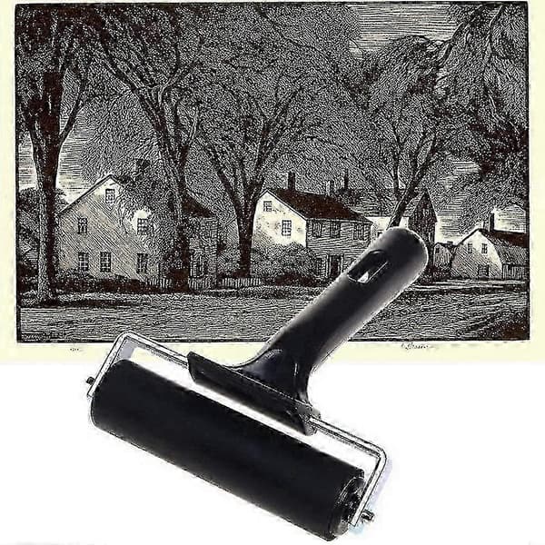 3-pack Mjuka Gummi Brayers, Gummi Brayer Roller Målarpensel Bläckapplikator Konst Hantverk