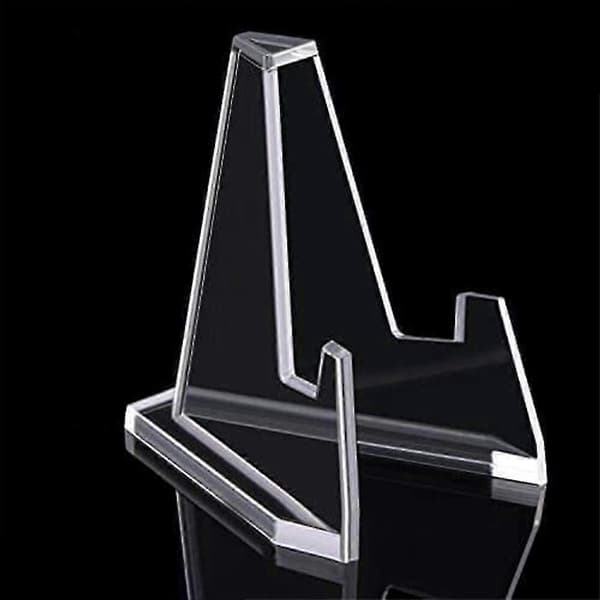 Acrylic Easel Stand Display Stand 68mm Height Clear Desktop Stable Holders for Decoration and Organization