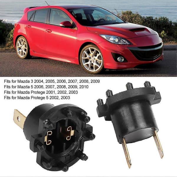 1 par bilforlygtefatning pæreholder tilbehør B28V510A3 passer til Mazda 5 2006-2010