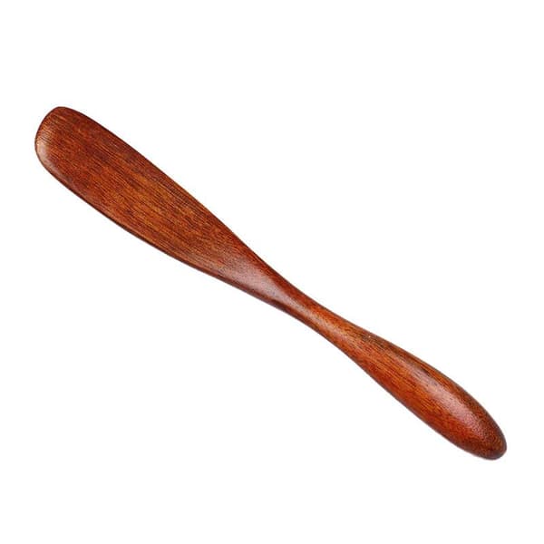 Elegant træt smørkniv med japansk design Brun brown