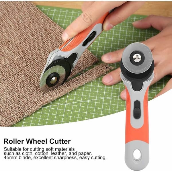 Rotary Cutter, Portable HSS Wheel Cutter, Sewing Tool, Rotary Cutting Tool