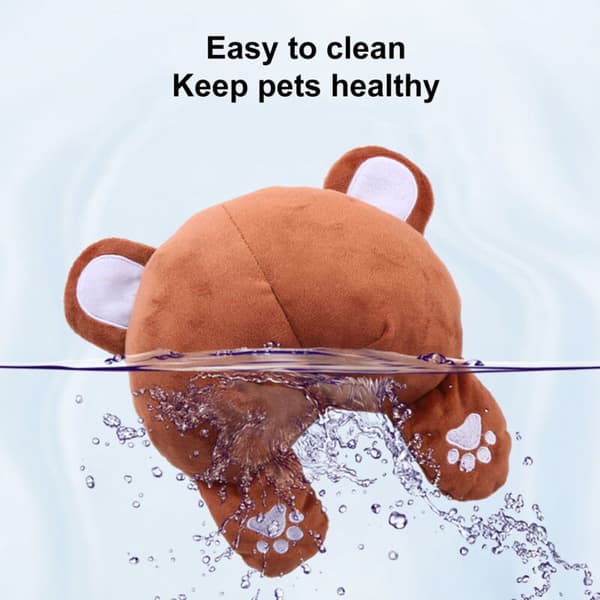 Dog Toy, Cute Plush Butt Shape, Fun Anxiety Relief, Teeth Cleaning, Pet Supplies - Brown