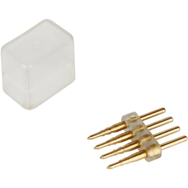 LED-belysning 24 knappers RF-fjernkontroll for 5050 SMD RGB LED-striper svart