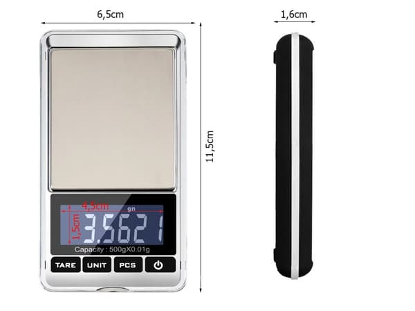 Digital Scale / Pocket Scale / Jewelry Scale - 0.01-500 g 130