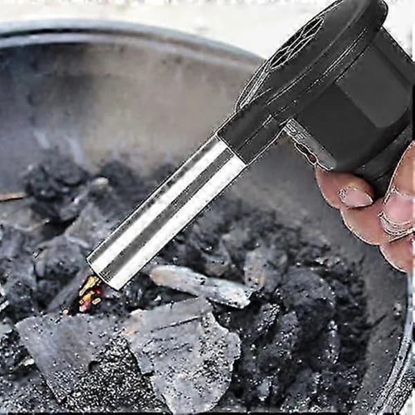 Elektrisk grillblæser og blæsebælgssæt til pejs og grill - Effektiv luftstrøm til optimal madlavning
