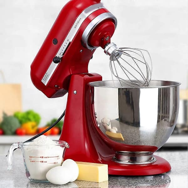 KitchenAid 4,5-5 Qt Bolle for Kjøkkenmaskin med Vippbart Hode Silver