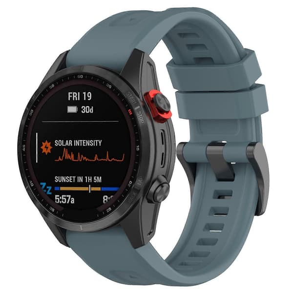 Garmin Fenix 7X -kellon ranneke monivärinen keskiyönvihreä Multicolor Midnight Green