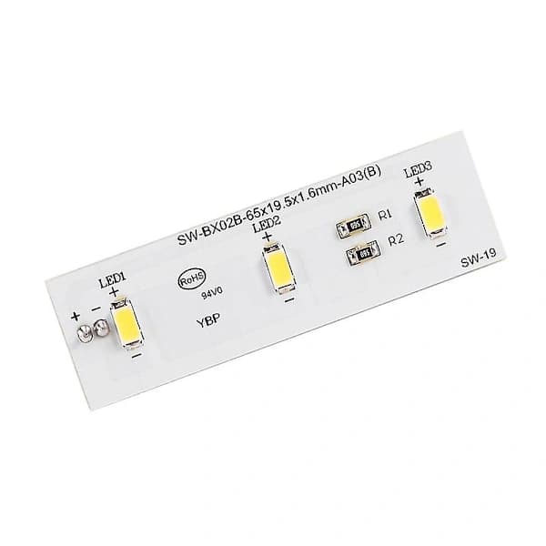 LED light strip for refrigerator, replacement for refrigerator ZBE2350HCA SW-BX02B, spare part xh White