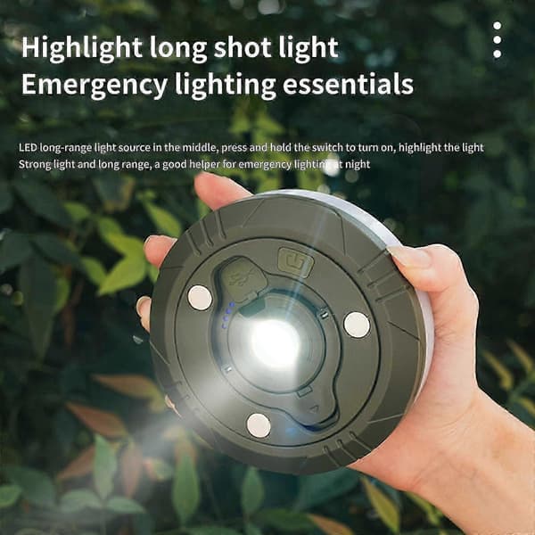 10m String Light for Camping, Hiking, Tent, LED Camping Lantern Rechargeable