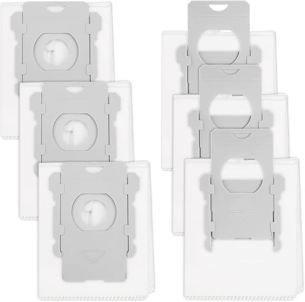 6-pak vakuumposer kompatible med iRobot Roomba i7+, i3+, i4+, j7+, j9+, s9+, Clean Base Auto-Empty