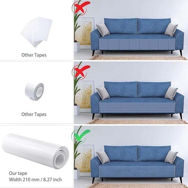 Cat Scratch Protector Sticker Roll - 30cm x 5m, Transparent, Anti-Scratch Furniture Protector for Sofa, Door, Wall, Countertops