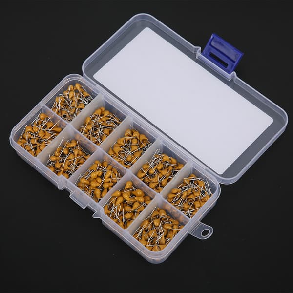 500 stk. keramiske kondensatorer Kit Multilayer Sortiment 0,1uF-10uF Tilbehør Elektroniske komponenter