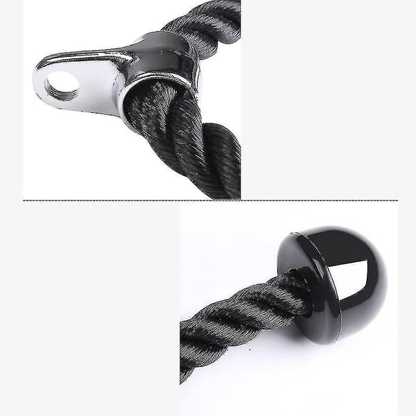 Deluxe Tricepsrep, för latsdrag, 70 cm replängd, lätt att greppa och halkfritt