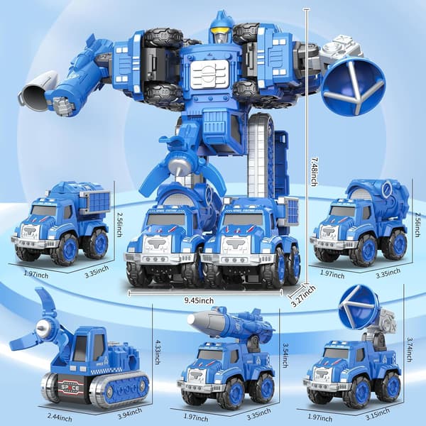 Transformerende robotlegetøjssæt 4