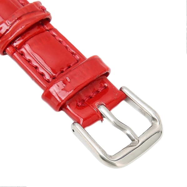 Watch Strap with Buckle in PU Leather, Universal Replacement Strap Compatible with Watch Straps, Watch Spare Parts [LD]