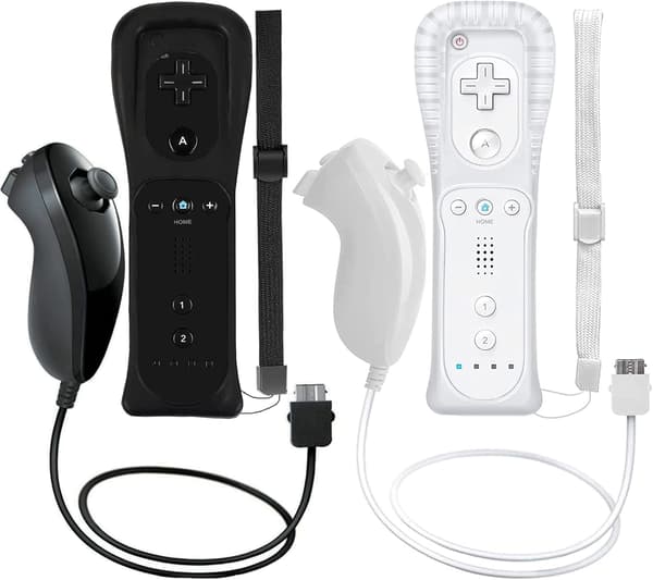 Trådløs controller og Nunchuk 2-pak til Wii og Wii U [JUN]