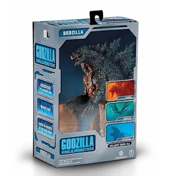Neca Godzilla King Of Monsters 2019 Filmversion Förpackad 7-tums Actionfigur Leksak