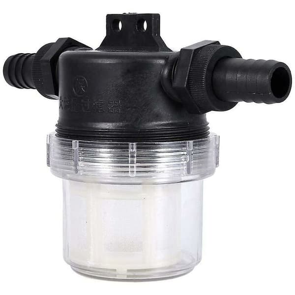 Justerbart inline vattenpumpsfilter nät sprinkler transparent mesh sil 20mm trädgårdsredskap